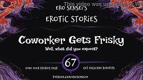 Coworker Turns Frisky with Erotic Audio for Women in POV Reality - Eses67