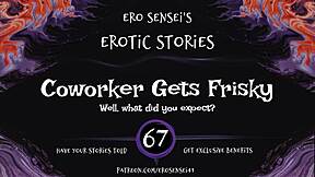 Coworker Turns Frisky with Erotic Audio for Women in POV Reality - Eses67