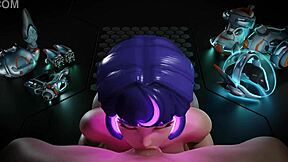 overwatch juno scenes compilation in 3d cartoon