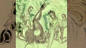 Vintage erotic illustrations bring retro cartoon heat in every detail. Old-school anime vibes hit hard.