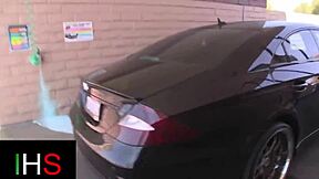 Horny cougar bent over, pussy fucked hard by massive cock