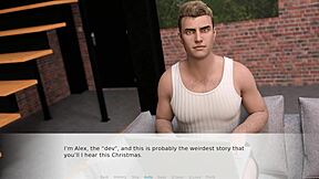 Lets Play Night Before Christmas with Shaved Pussy and Cumshot Fun