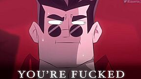 Modeus the lustful demon helltaker parody deepthroats monster cock