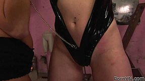 czech teen 18+ bondage fisting with granny by the pool