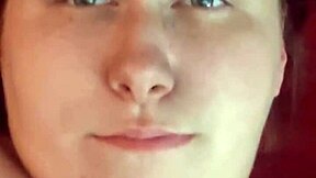 I watch as amateur gets her face covered in cum.