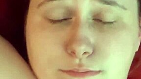 I watch as amateur gets her face covered in cum.