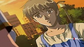 Weak Boy Overwhelmed by Milf at Wedding Hentai.