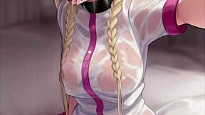 Anime Girls Suck and Kiss in the Rain!