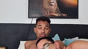 Branquelinho Took Thick Black Cock In His Ass For Domination Riding