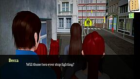 Moje nová rodina 113 - 18+ 3D karikatura milf s malými prsy v divokém anime hentai