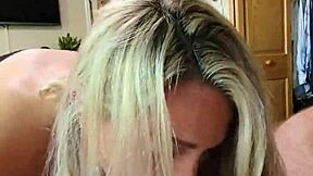 Dirty talking hotwife gets her pussy pounded before receiving a facial cumshot.