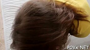 Young 18+ Angels Suck Cock in Rough POV Hardcore Sex