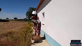 Curvy Indian MILF Angel Constance Strips Naked for Playboy 🔥