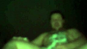 Russian Gay Man Feeds Ass with Snow