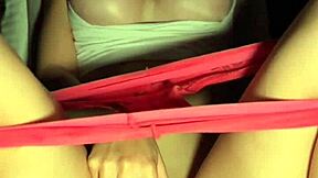 Amateur home video call with close up phone action