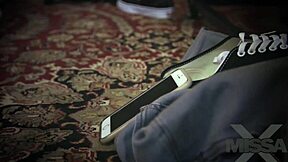 Blonde teen Jessabelle cheats on her husband with intense handjob, blowjob, riding, and creampie. The contrast of innocence and hardcore action is thrilling.