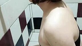 asian guy feels every touch during intense blowjob training.