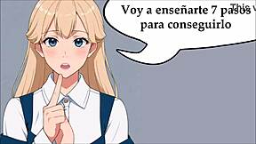 Specific Shemale guides you to swallow cum step by step