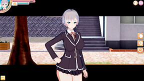 explosive jk asami gets tit massage and sex in 3d anime