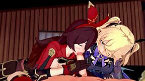 i love these two archer girls in genshin impact 3d hentai uncensored