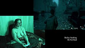 Naked alan wake 2 play through part 21 with long hair tattoo