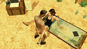 Sims 4 parodia Tomb Raider parte 1 - avventura egiziana con phalos