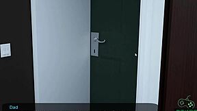 Milfy City Ep 38: Madrasta’s Sara Panties Peek