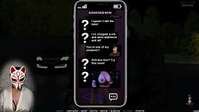 in the race of life ep 7, the anime hentai girl races while her boobs bounce wildly in the game