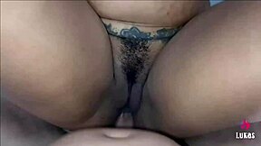 Latina amateur gets pussy eaten and ass filled with cum.