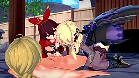 i love these two archer girls in genshin impact 3d hentai uncensored