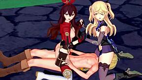 i love these two archer girls in genshin impact 3d hentai uncensored
