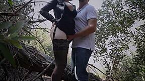 Bella Hentaigirl Gets Rough Doggystyle Cumshot On Tits In Park