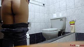 Best Tight Latin Ass Fucked In Bathroom!