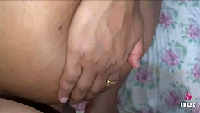 Latina amateur gets pussy eaten and ass filled with cum.