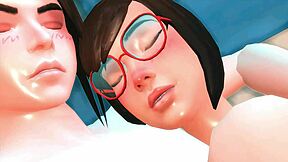 Sims 4 couple bangs hard in steamy cartoon 3D sex
