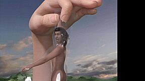 Uberloof River Nymph Futa Giantess in 3D Shemale Cartoon