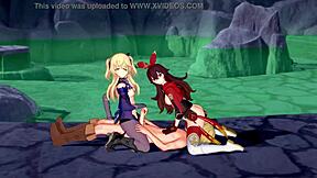 i love these two archer girls in genshin impact 3d hentai uncensored