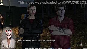 in the race of life ep 7, the anime hentai girl races while her boobs bounce wildly in the game