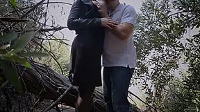 Bella Hentaigirl Gets Rough Doggystyle Cumshot On Tits In Park