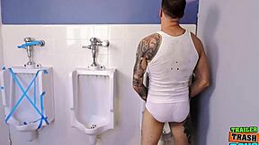 Trailertrashboys gay hunks jax thirio and ty roderick breed with ass licking and rimjob