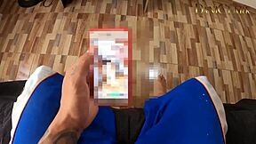 Stepmother helps with a hot homemade blowjob and creampie