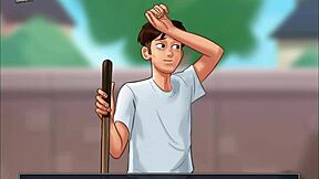 Feel the intense emotions in Summertime Saga 138's erotic scenes.