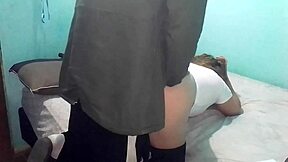 Latina Emo Milf Bent Over for Doggystyle Fun