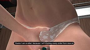 Matt plays rough with bus stop girl in wild roleplay