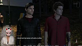 in the race of life ep 7, the anime hentai girl races while her boobs bounce wildly in the game