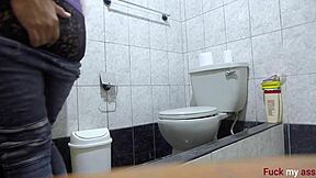 Best Tight Latin Ass Fucked In Bathroom!