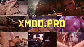 animation lesbian sex where judy alvarez fucks girl in cyberpunk mod