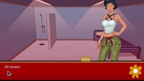 Silva Paprika, a cute fat character in 3D anime, faces challenges in her trainer game episode 7