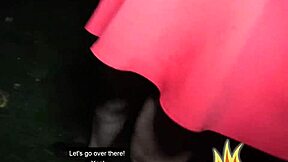 Hot Brunette Milf's Public Car Titty Fuck and POV Riding