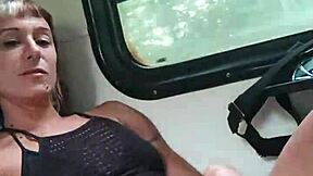 My friend jerks me off while I suck his thick cock on a crowded public train